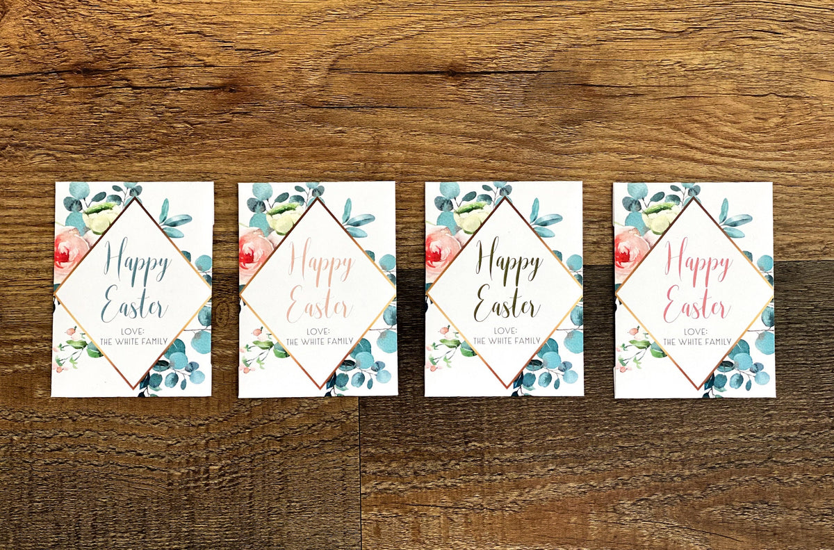 Custom Easter Seed Packets: Wildflower Favor Gift