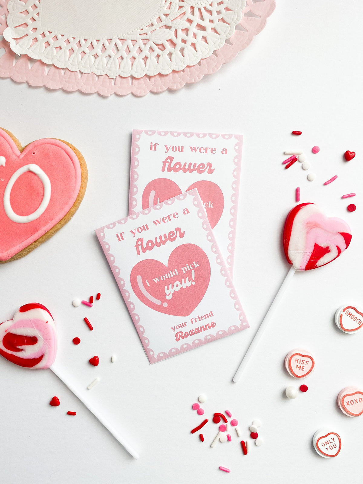 Personalized Valentine Seed Packets for Kids Class | Non Candy Classroom Valentines | School Valentine Exchange | Custom Name Favor