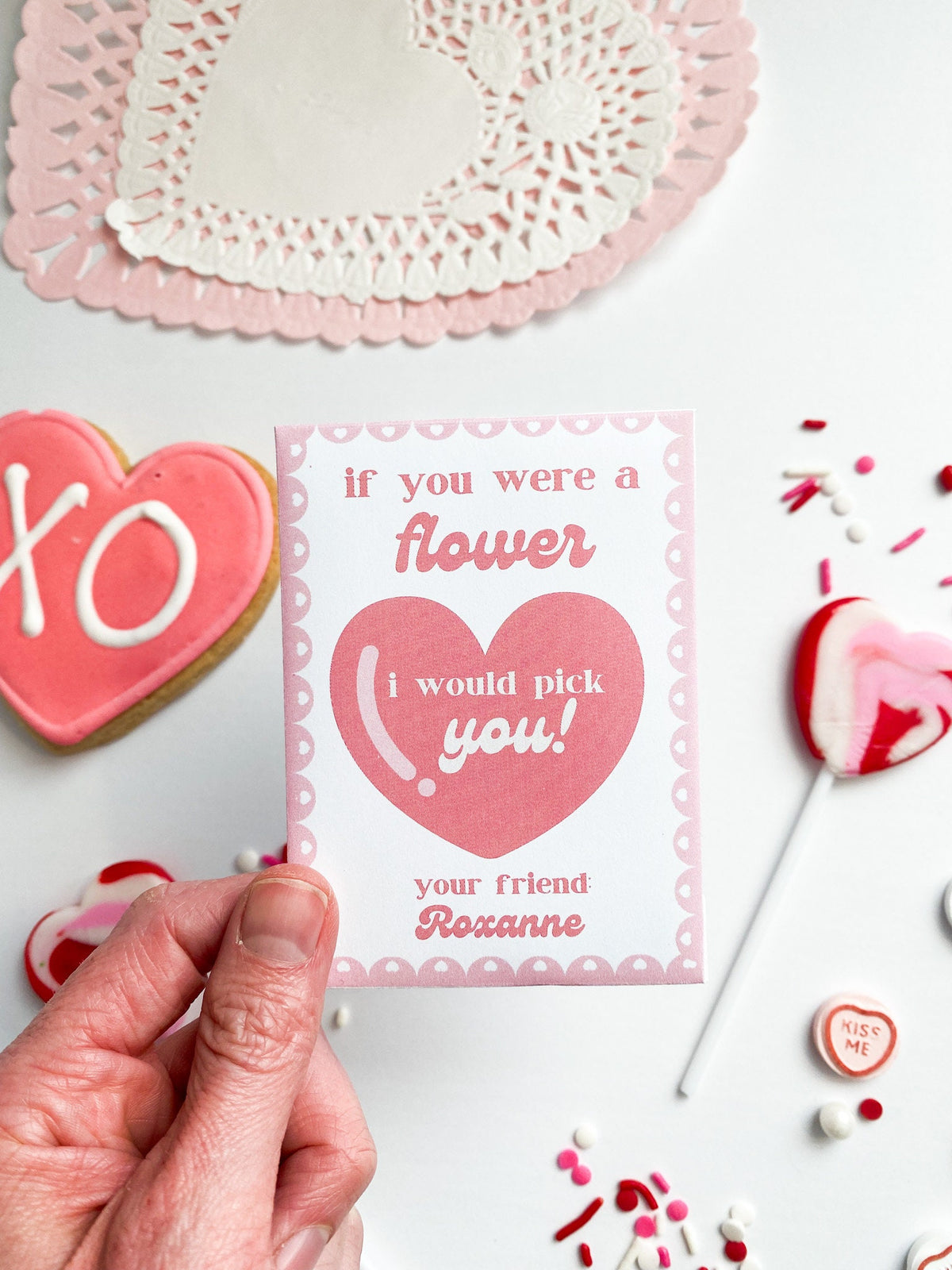 Personalized Valentine Seed Packets for Kids Class | Non Candy Classroom Valentines | School Valentine Exchange | Custom Name Favor