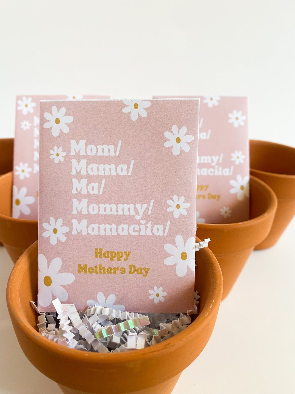 Plantable Mother's Day Wildflower Seed Packet: Custom Favor