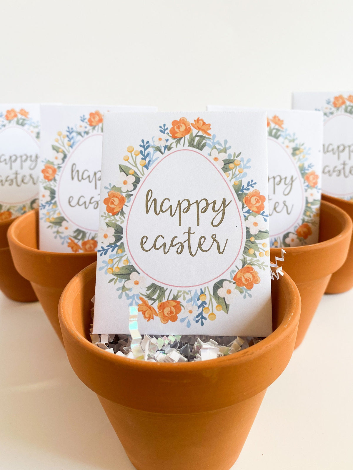 Personalized Easter Seed Packets | Wildflower Seed Favors | Custom Easter Basket Stuffer | Spring Party Favor | Non Candy Easter Gift