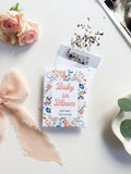 Custom Baby in Bloom Wildflower Seed Packet Favors