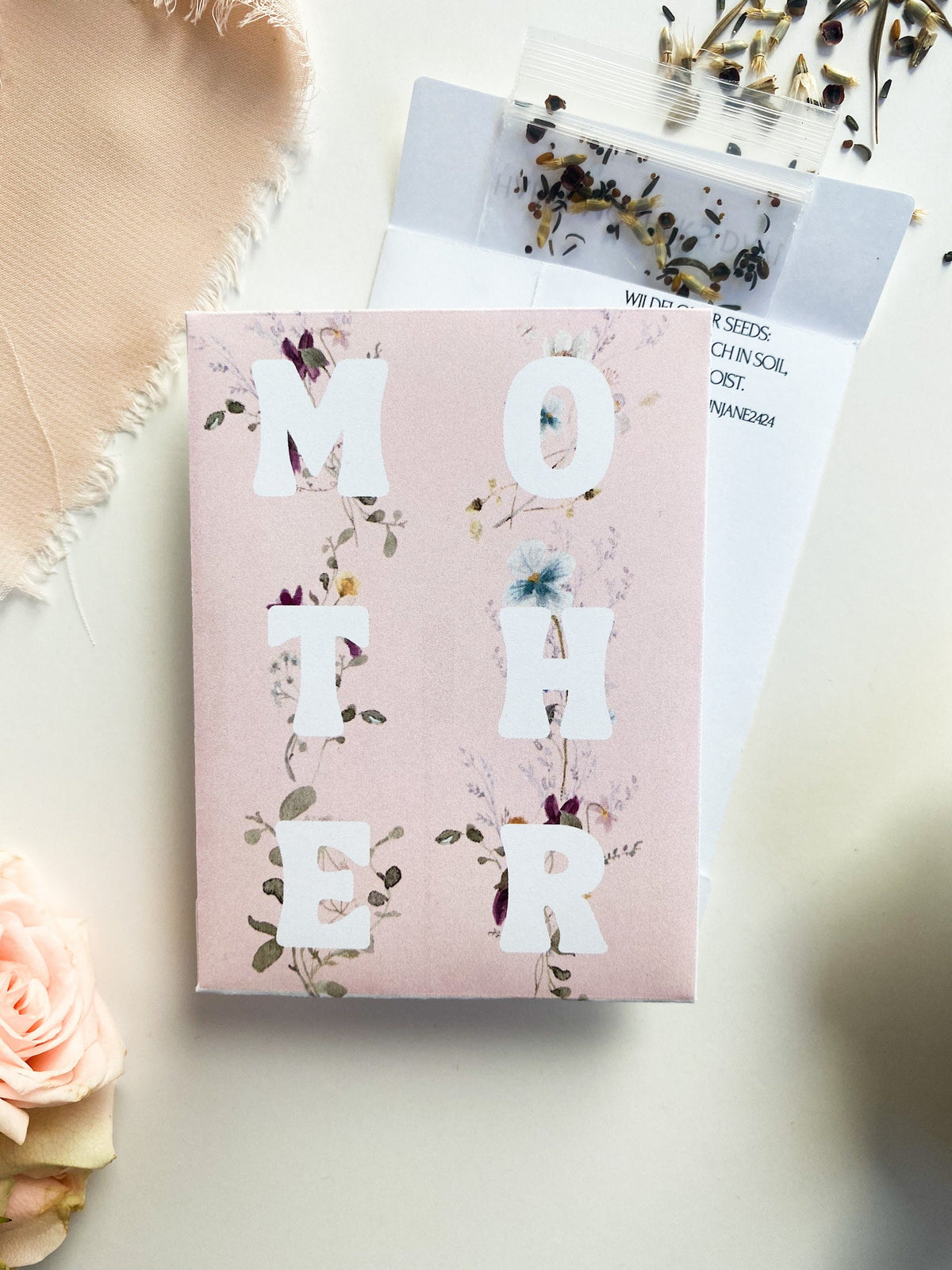 Personalized Mother's Day Wildflower Seed Packet Gift