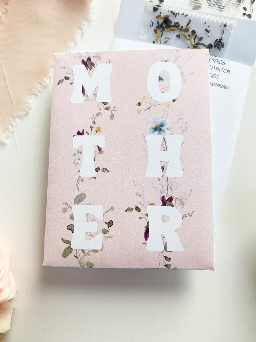 Personalized Mother's Day Wildflower Seed Packet Gift