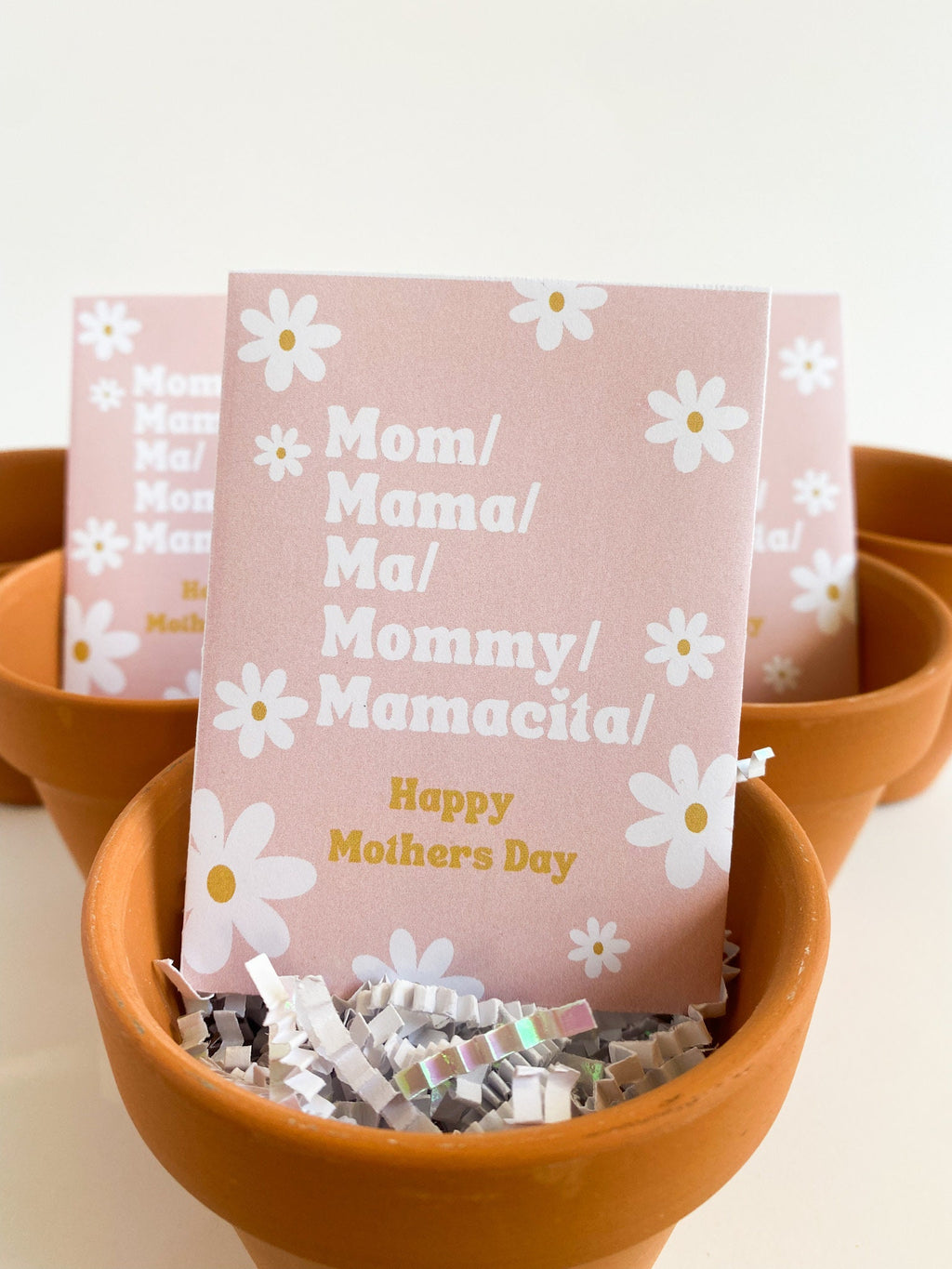 Plantable Mother's Day Wildflower Seed Packet: Custom Favor
