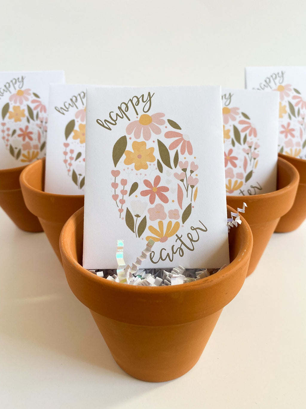 Plantable Easter Wildflower Seed Packets, Personalized Gift