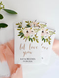 Personalized Wildflower Seed Packets | Let Love Grow Wedding Favors | Custom Seed Packet Favor | Bridal Shower Favor | Eco Friendly Wedding