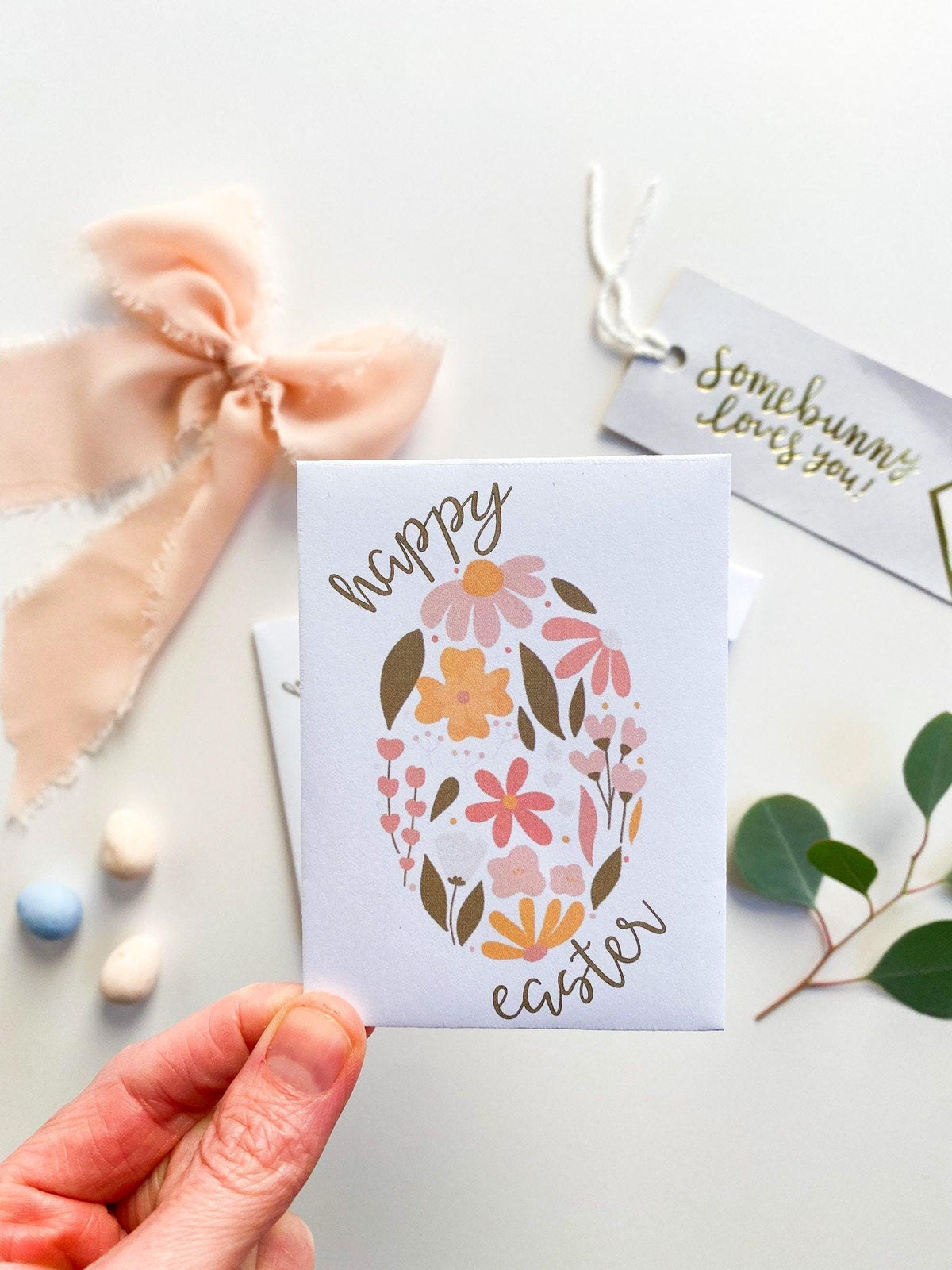Plantable Easter Wildflower Seed Packets, Personalized Gift